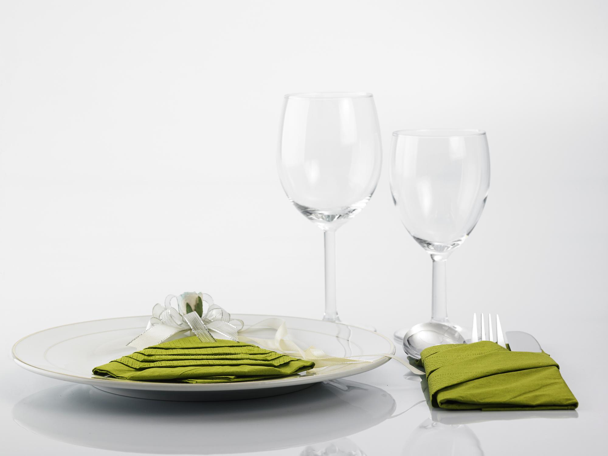 Table set for a private tasting